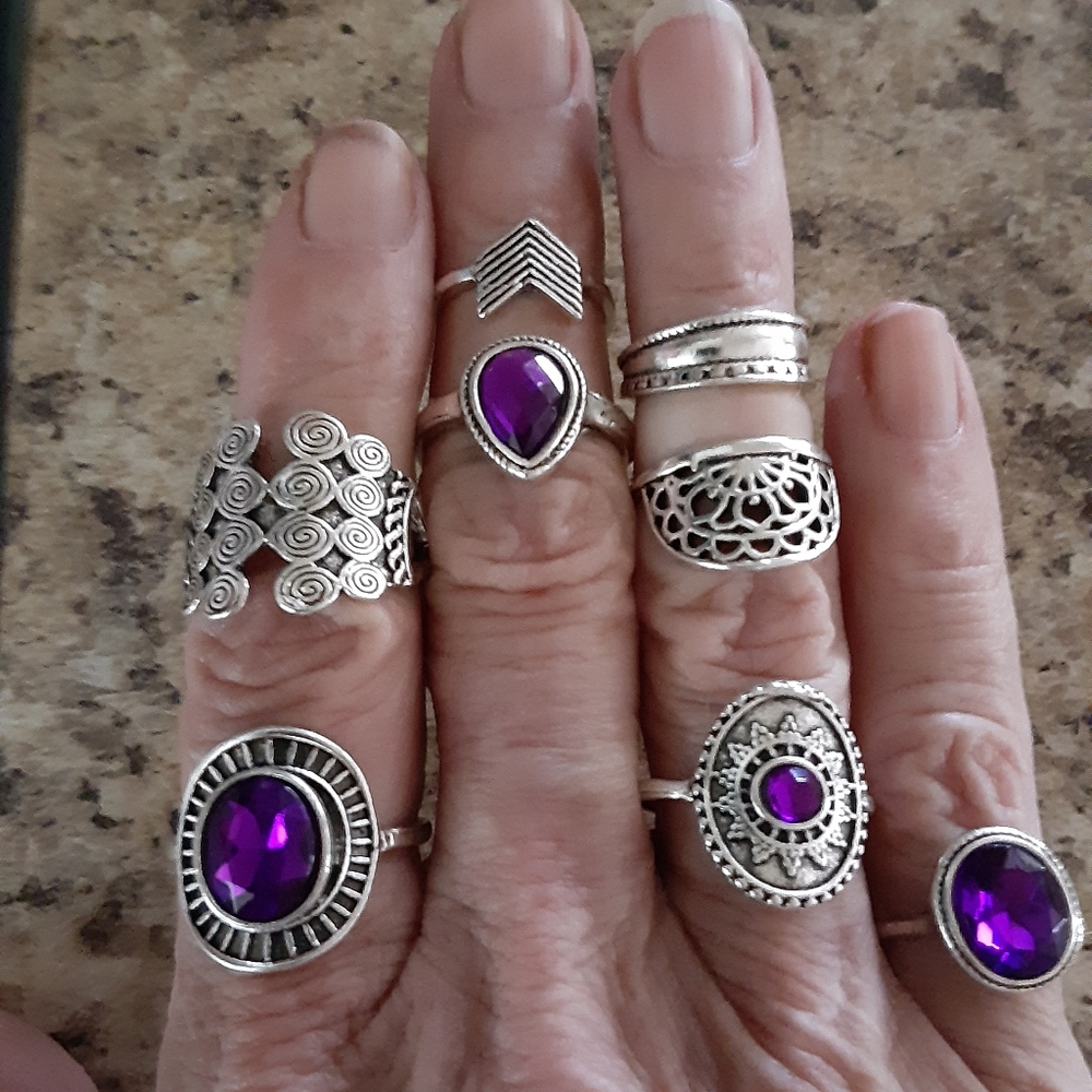 Boho style ring set!!!